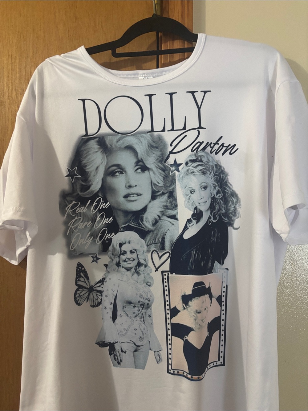 Dolly Parton Vintage White Tee Shirt Size 2X